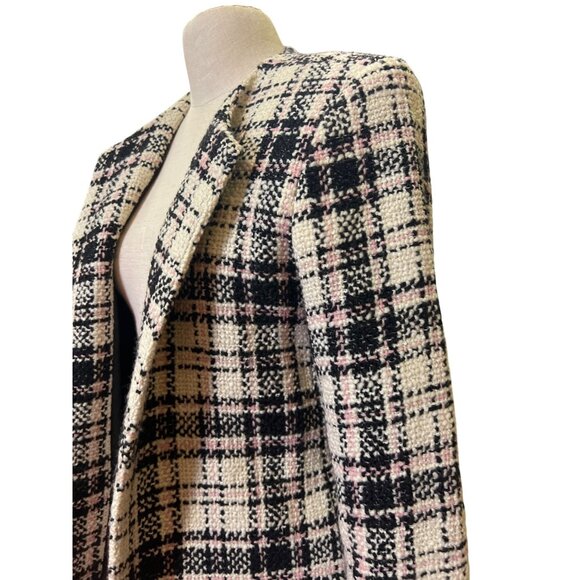 Harvé Benard Jackets & Blazers - Vintage  Collection by Harvé Benard Authentic Blazer Plaid Pink White Black Jack